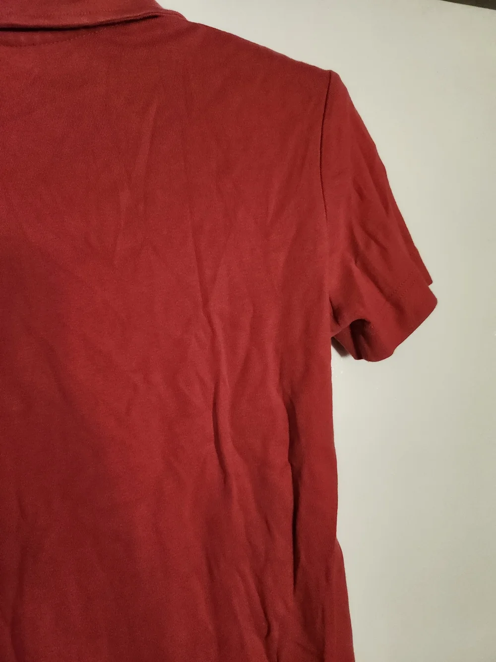 Tory Burch Women's Red Polo Shirt - Size Small - With Buttons